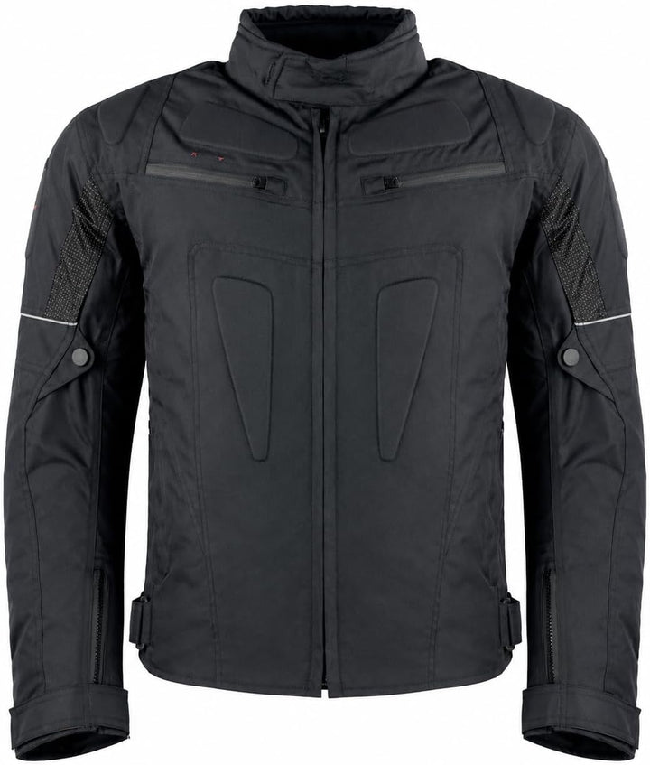 ROLEFF RACEWEAR Motorradjacke Riga, Schwarz, Grösse S