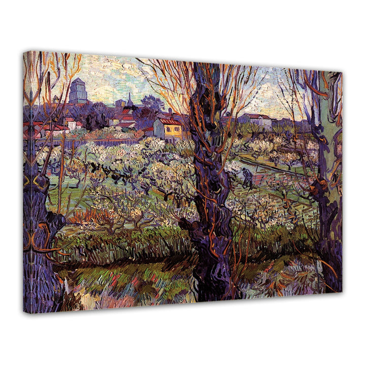 Bilderdepot24 Bild auf Leinwand | Vincent van Gogh Blick auf Arles in 70x50 cm als Wandbild | Wand-d