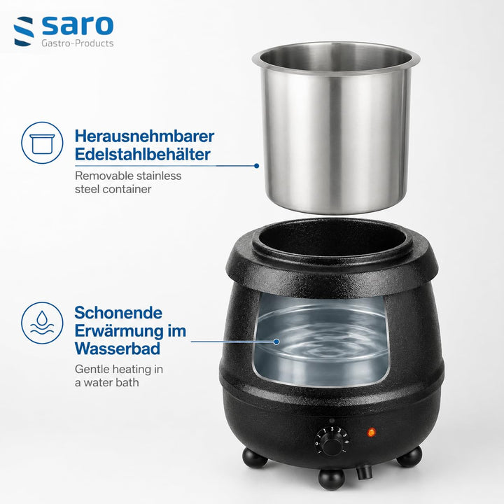 Saro 175-1005 Suppen- und Thekenkessel SKZ-12 Single, Single