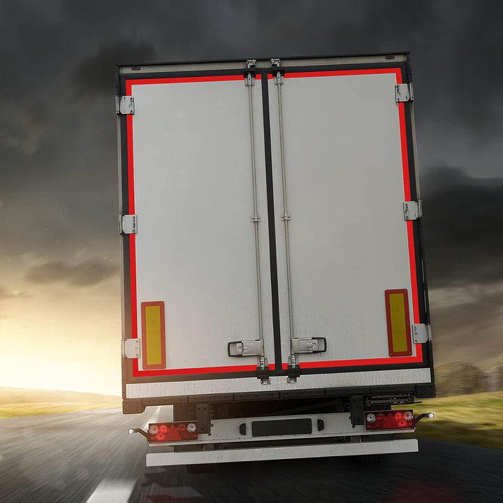 Finest Folia 3M Diamond Grade 983 Scotchlite Konturmarkierung 50mm Reflexfolie Reflexband (Rot-72, 8