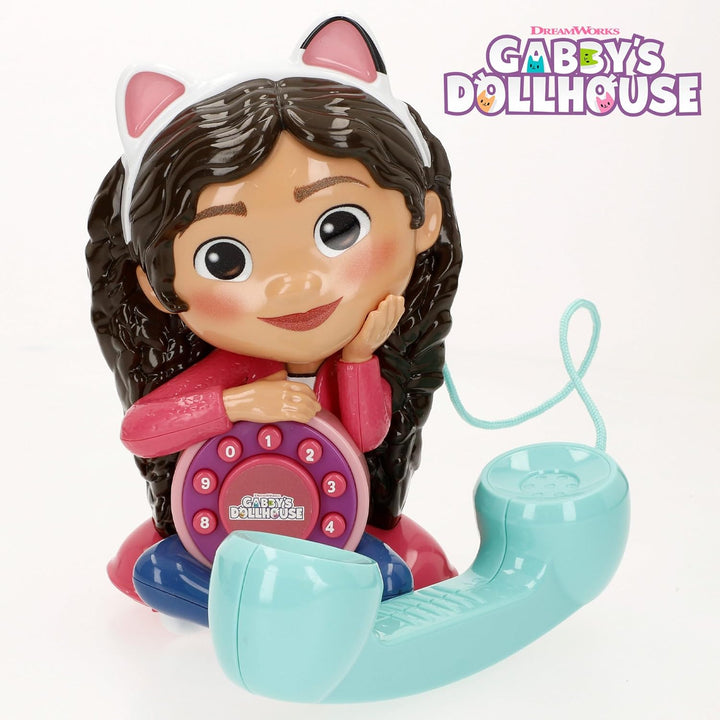 ColorBaby Gabby's Dollhouse Interaktives Spielzeugtelefon, Töne und Melodien, Batterien inklusive, B