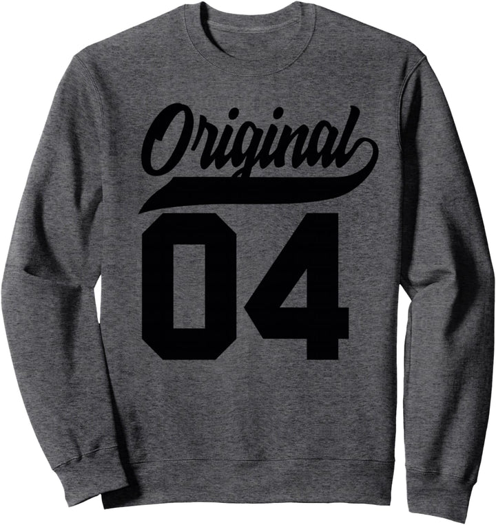 19.Geburtstag Original Jungen Mädchen Vintage Jahrgang 2004 Sweatshirt