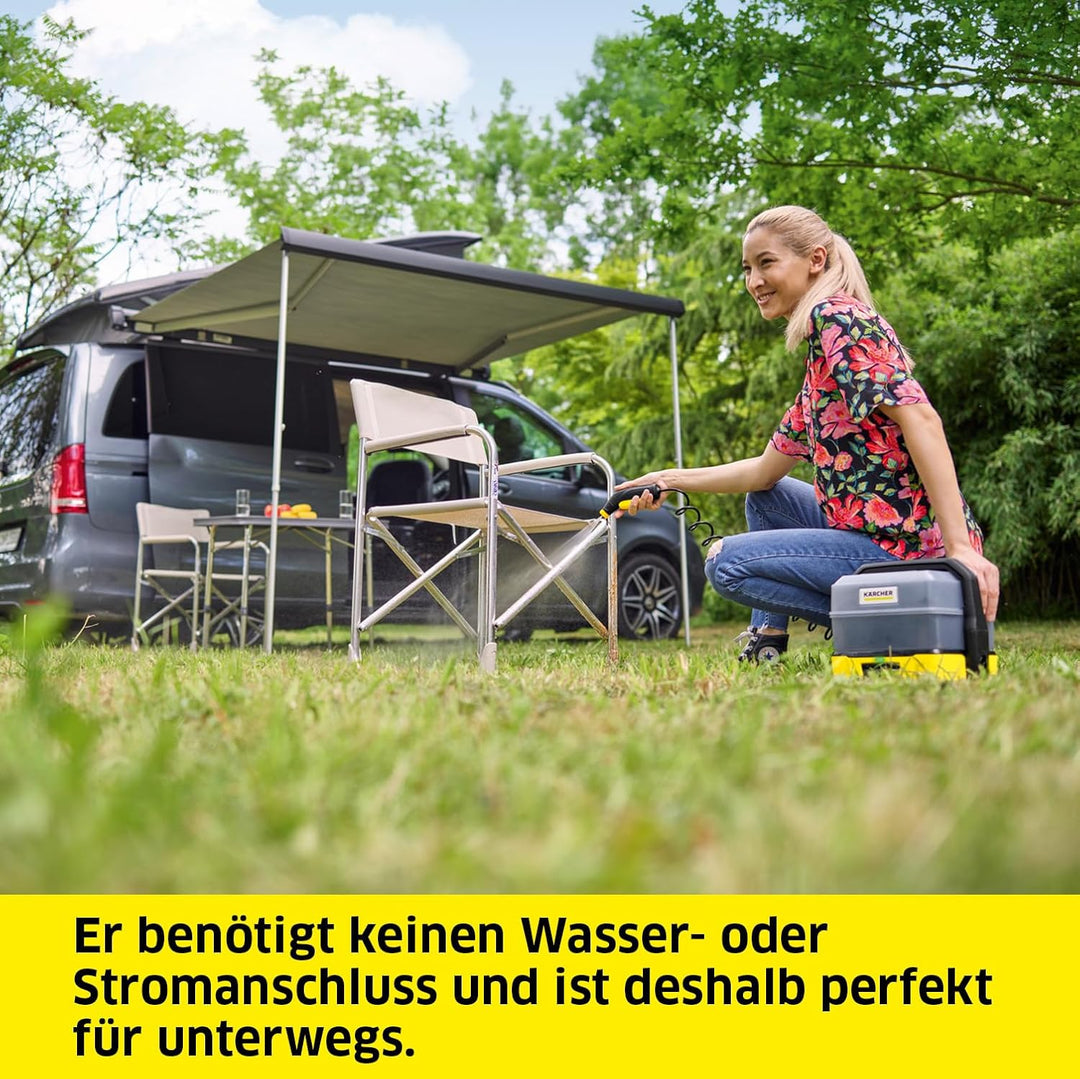 Kärcher Druckreiniger OC 3 Plus Pet Box, Niederdruck, Fördermenge: 2 l/h, Gewicht: 2,3 kg, 7 l-Tank,