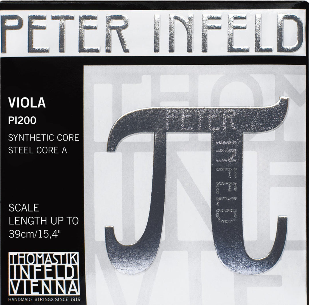 Thomastik Einzelsaite für Viola 4/4 Peter Infeld - D-Saite Synthetikkern, Chrom umsponnen, mittel