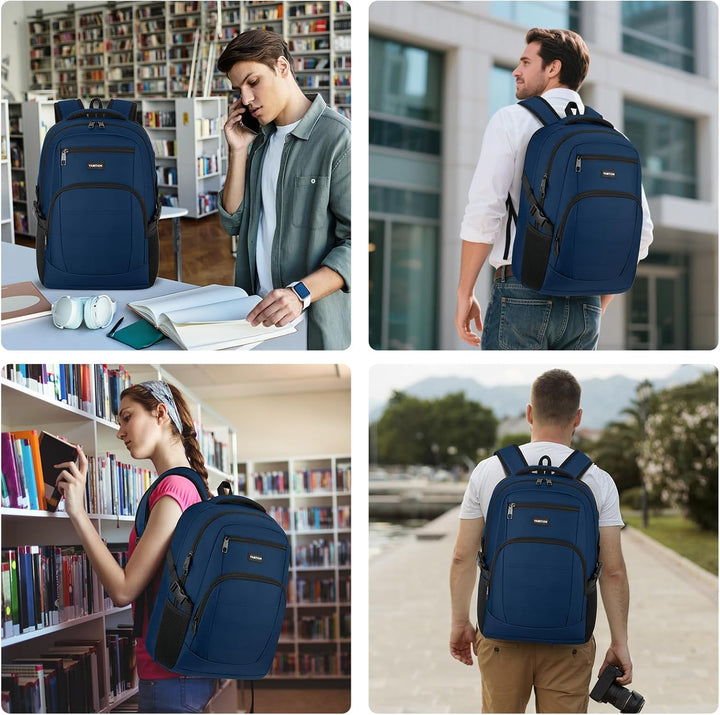 YAMTION Rucksack Herren, Schulrucksack, Laptop Backpack, 17,3 Zoll Laptop Rucksack, Rucksack für Män