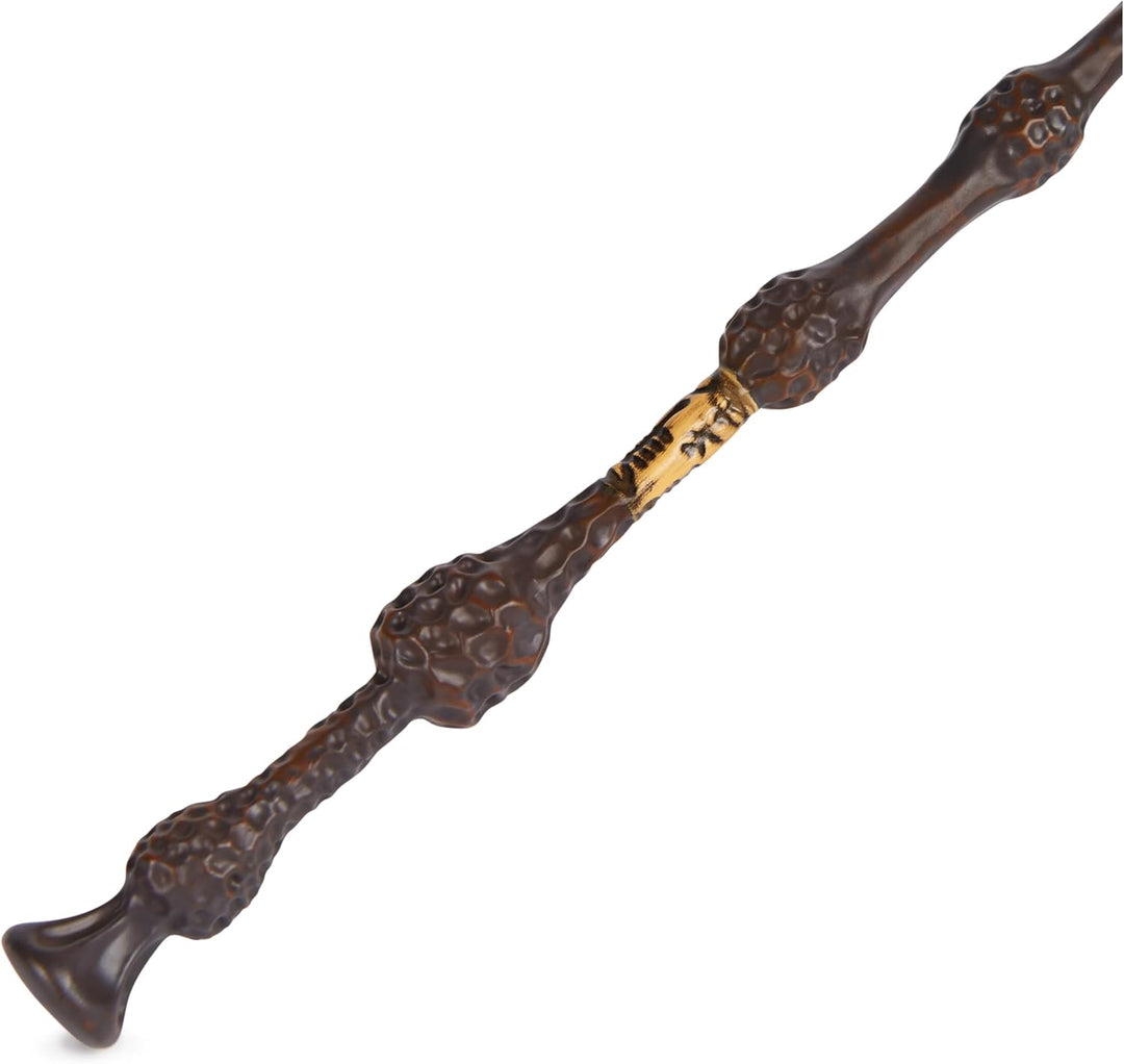 Wizarding World Harry Potter - Authentischer Albus Dumbledore Zauberstab aus Kunststoff mit Hogwarts