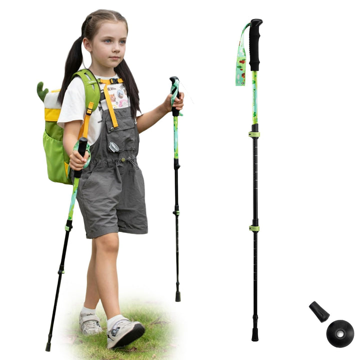 Wanderstöcke Kinder, 51–100 cm verstellbar Trekkingstöcke, 6061 Aluminium Ultraleichte Walking Stöck