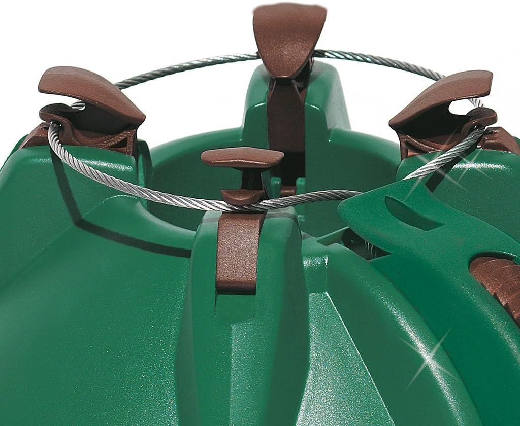 Christbaumständer NIKO Klick Fix mit Roll-Mechanik und Kindersicherung für Bäume bis 200cm