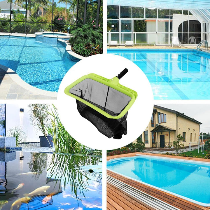 Pool Kescher,Teich Kescher mit 2.1M Verstellbarem Stab,Laubkescher,Poolkescher,Bodenkescher Pool,Poo