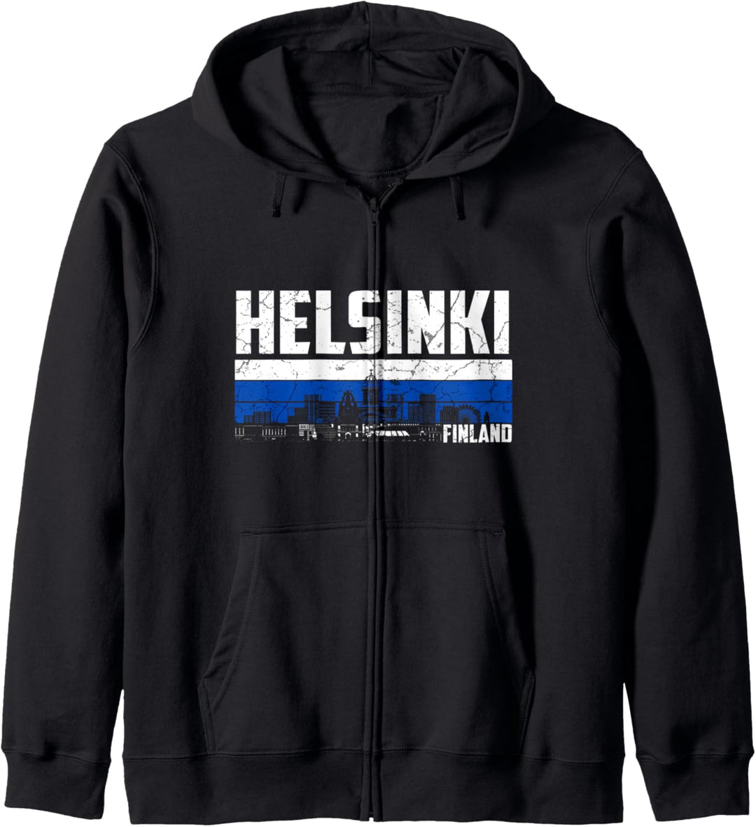 Mein Helsinki Skyline Heimat Stadt Souvenir Kapuzenjacke