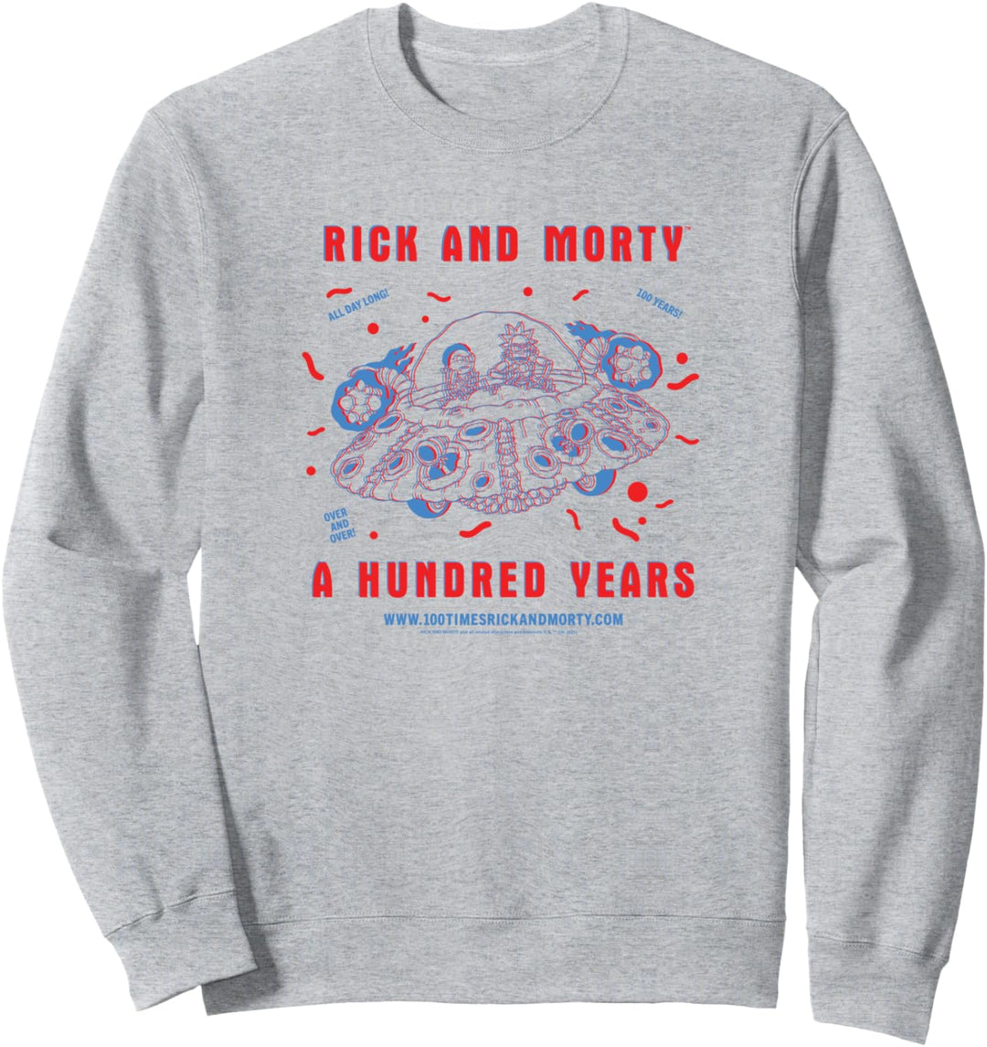 Rick and Morty 100 Jahre Sweatshirt