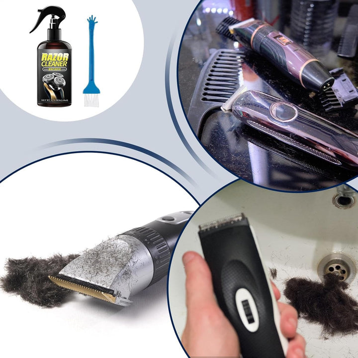 260ml Shaver Cleaner - Quick Clean Pod Cartridges for Electric Shavers, Hygienic Cleaning, natural e