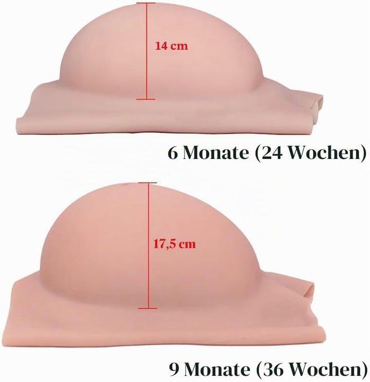 EQAIWUJIE Künstlicher Schwangerschaftsbauch aus Silikon, für Film und Fernseher, Requisiten für Cosp