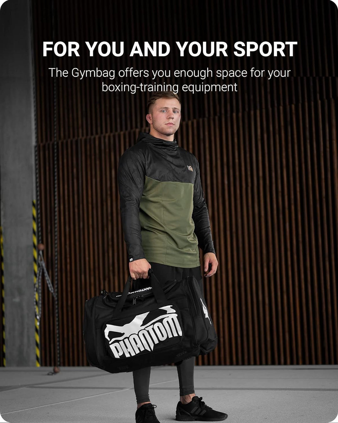 Phantom Sporttasche Tactic | Sport Gym-Bag Fitness Training | Tactic Modell 80L, Tactic