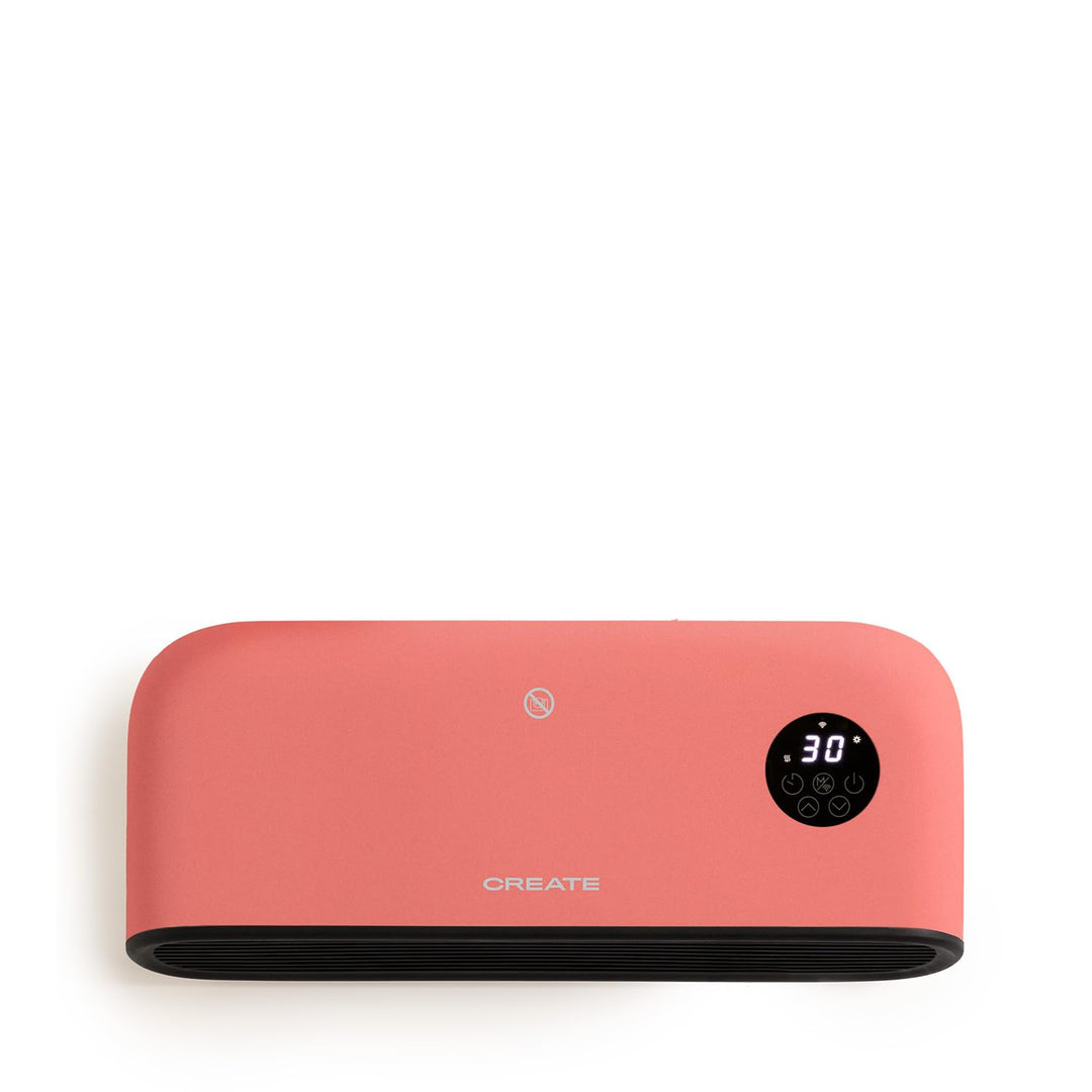 CREATE/WARM WALL PRO/Wand- oder Bodenheizung mit WLAN Terrakotta/App-Steuerung, bis zu 20m², Öffnung