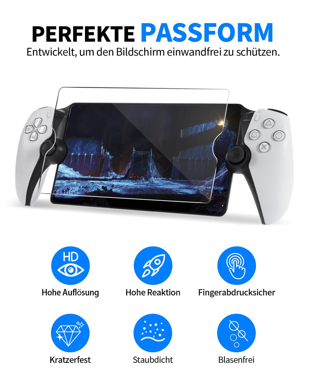 PALPOW Zubehör für PlayStation Portal Tasche Kompatibel mit PS Portal Zubehör Set, Tasche Case Hülle