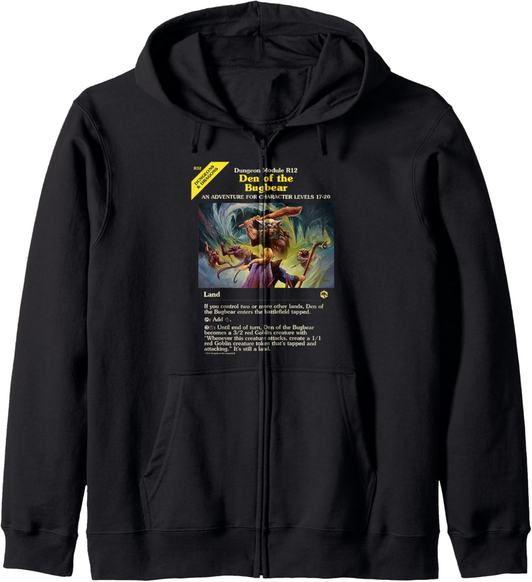 Magic: The Gathering Dungeons & Dragons Bugbear Den Card Kapuzenjacke