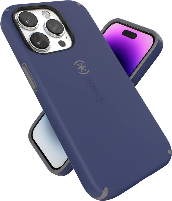 Speck Products CandyShell Pro iPhone 14 Pro Hülle, Preussisch-Blau/Wolkengrau Preussischblau/Wolkeng