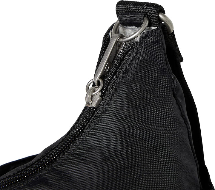 Baggallini Damen Anti-Theft Free Time Crossbody Bag Umhängetasche, Einheitsgrösse Schwarz, Schwarz