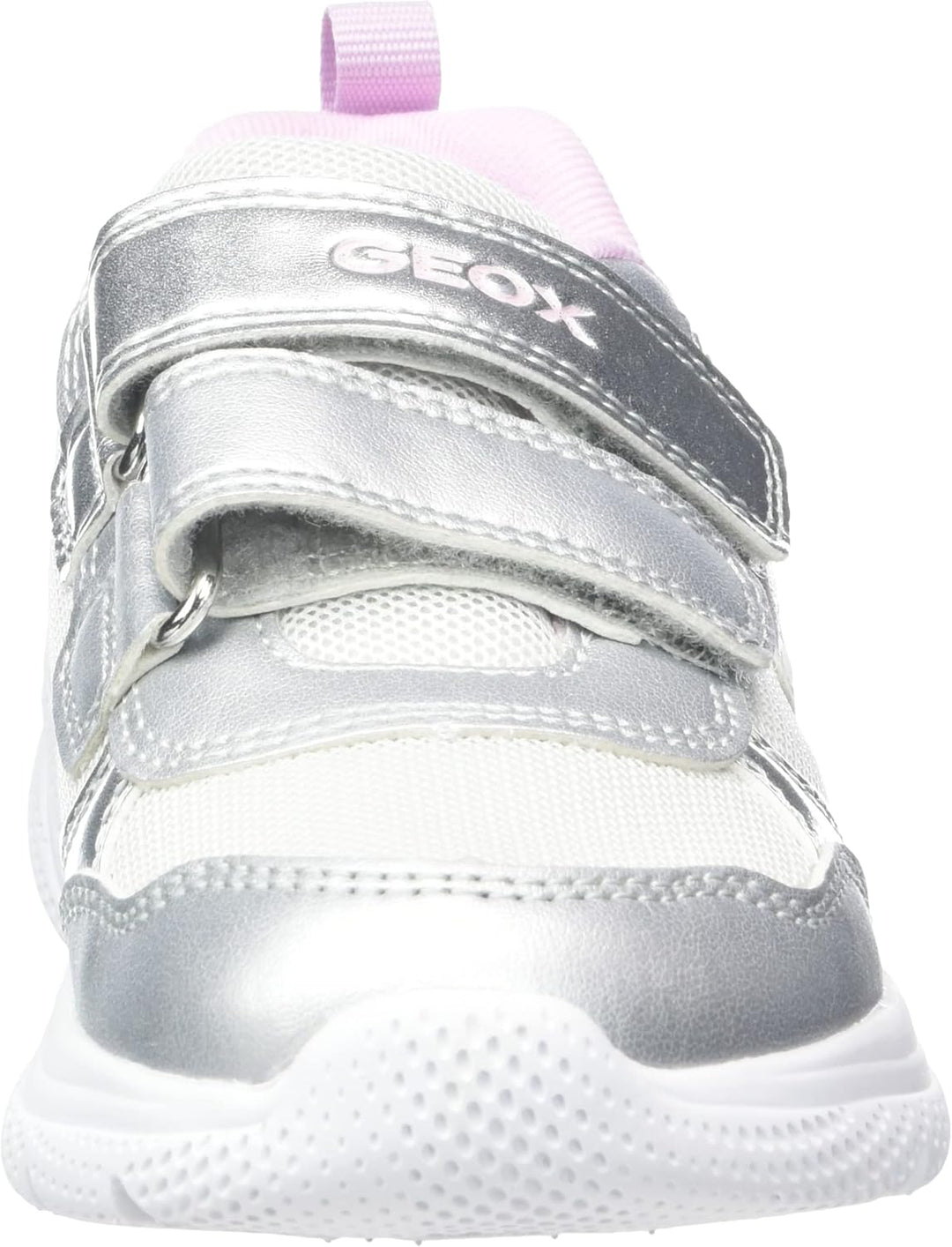 Geox Mädchen B Sprintye Girl A Sneakers 20 EU Silver Pink, 20 EU Silver Pink