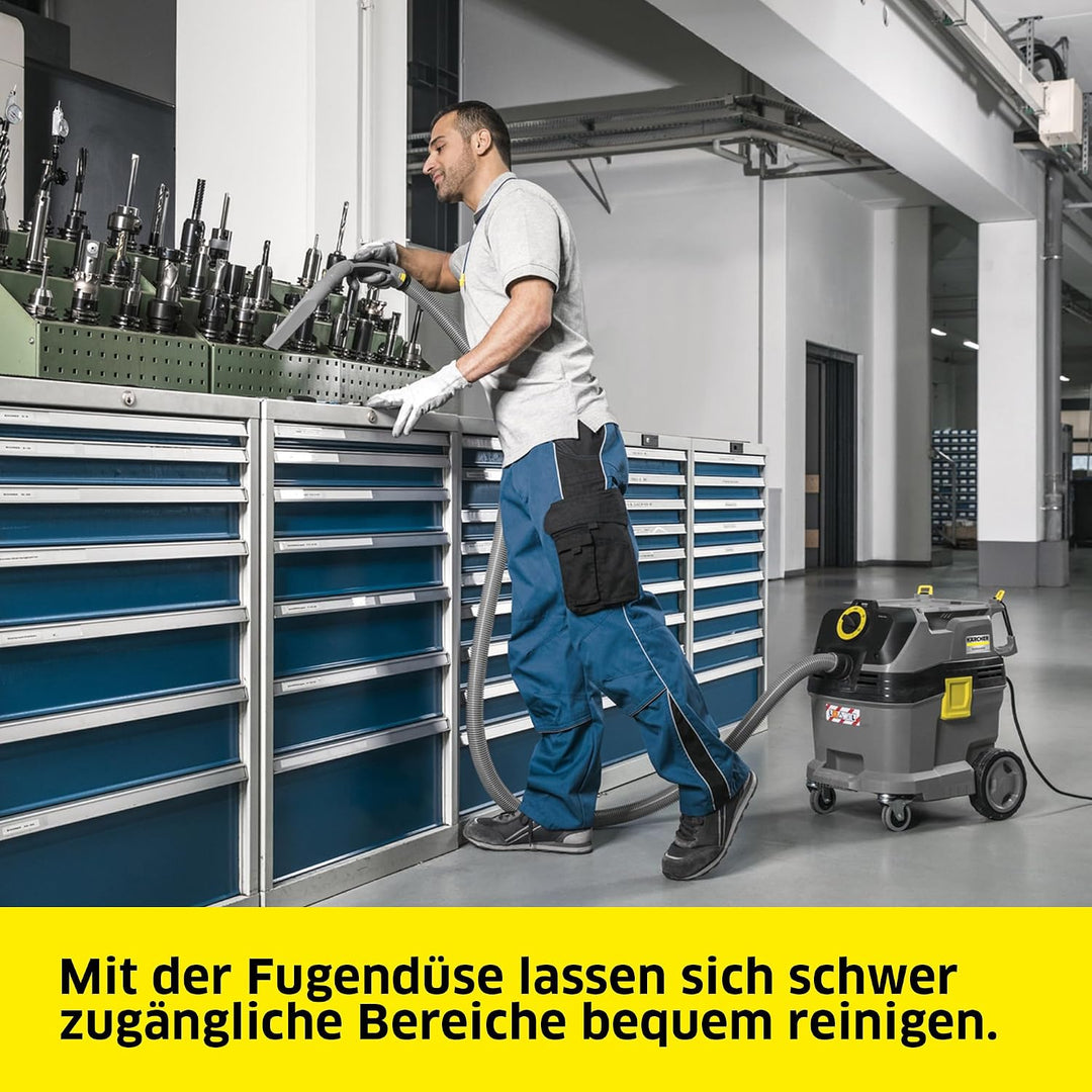 Kärcher Nass-/Trockensauger NT 30/1 Tact L, Leistung: max. 1380 W, Kunststoffbehälter: 30 l, Saugsch