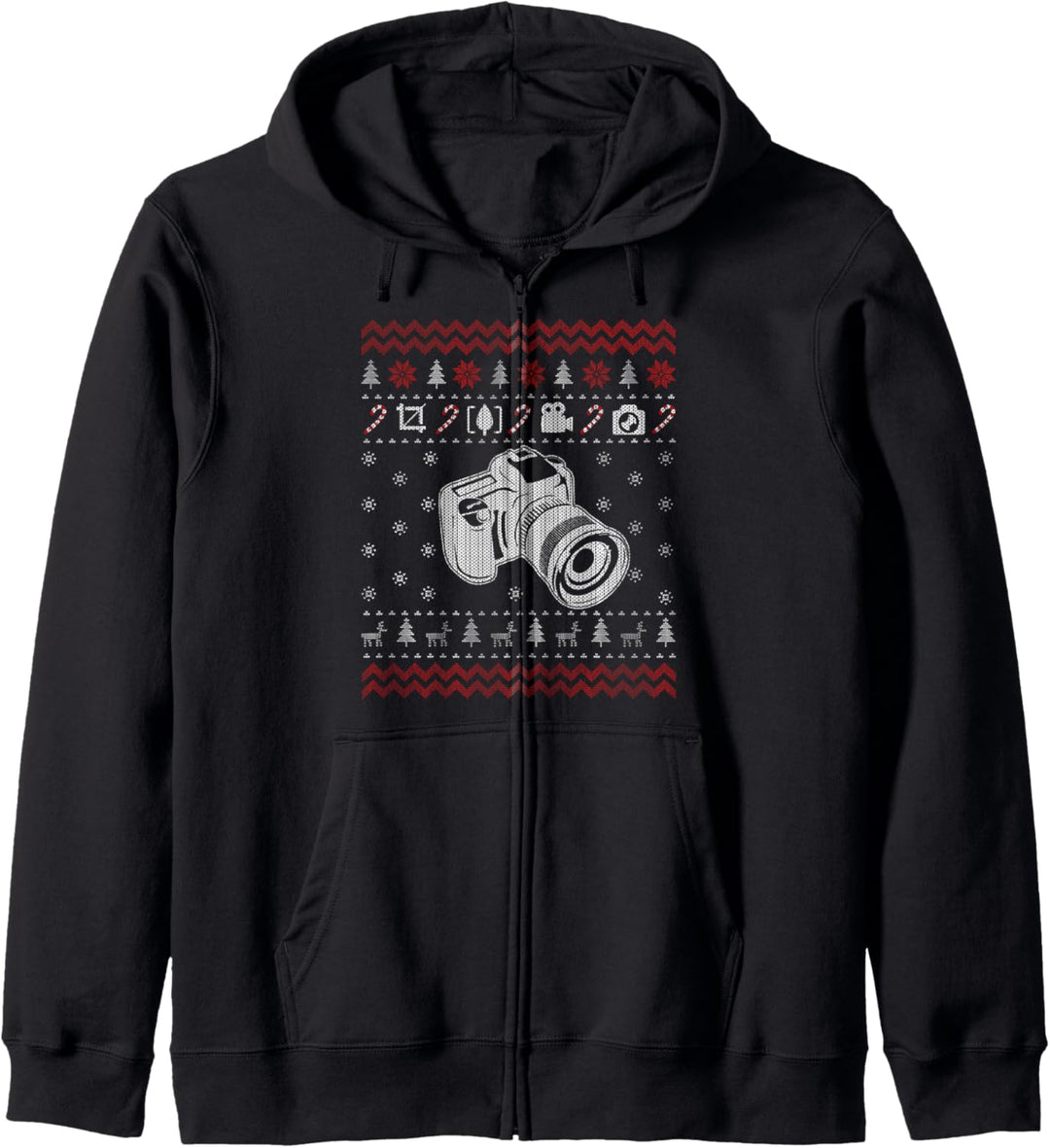 Photographer Ugly Christmas Sweater Gifts for Men Women Kapuzenjacke