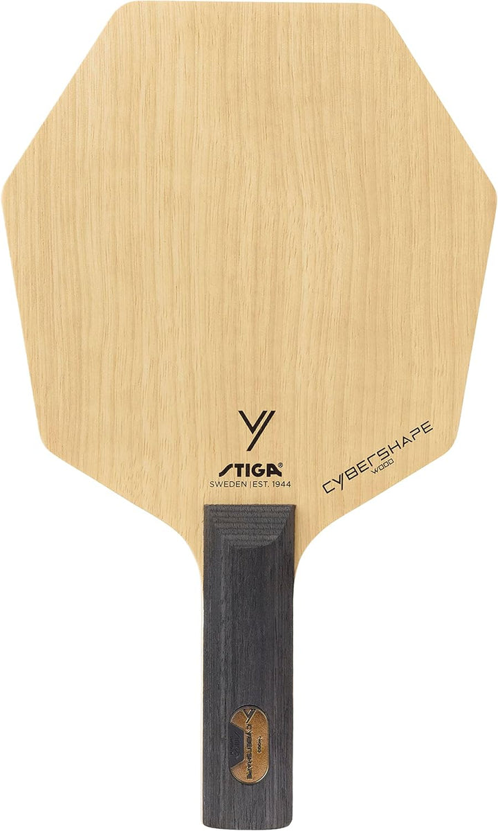 STIGA Cybershape Wood Tischtennis Holz – Tischtennisholz aus Holz mit exklusiver Cybershape-Form Ger
