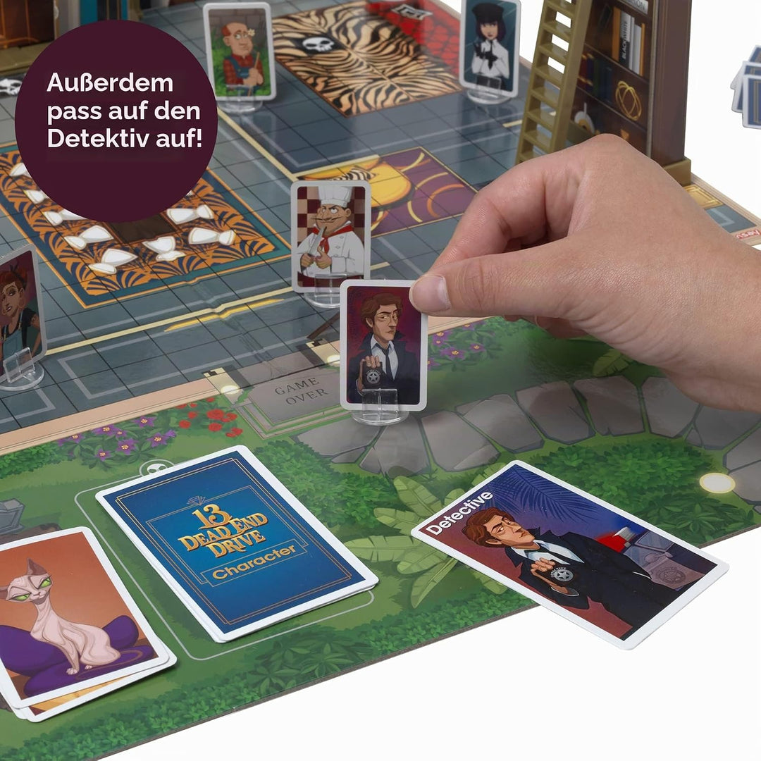 IDEAL | 13 Dead End: Das Mordgeheimnis-Herrenhaus Spiel mit 12 Verdächtigen, 5 Fallen und nur 1 Über