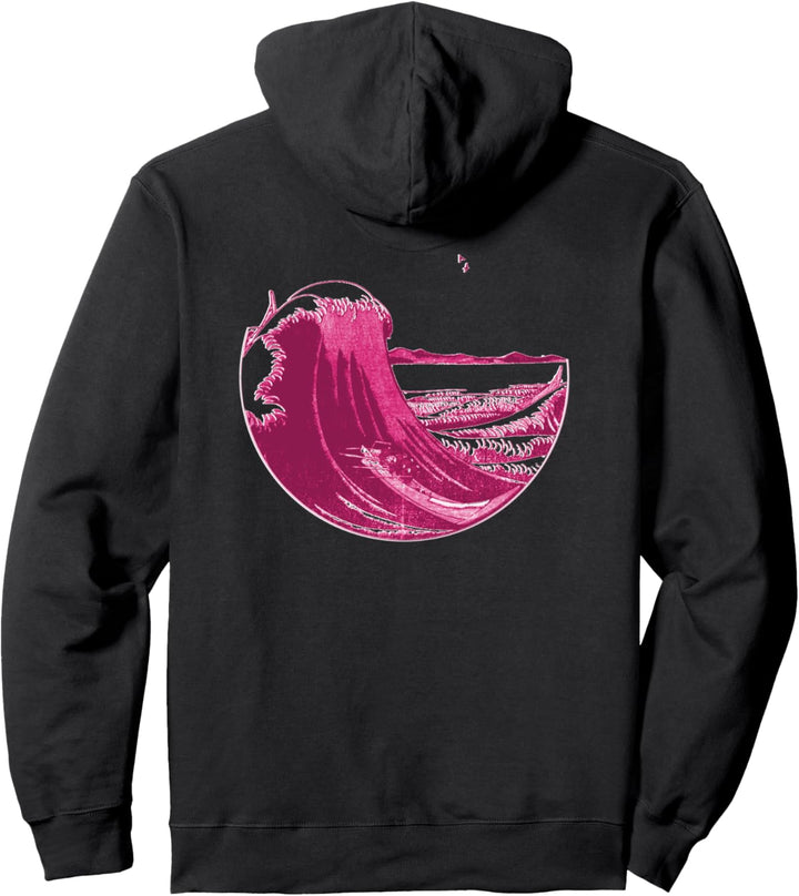 Berühmte Japanische Kunst Grosse Welle Remix Hokusai Stilvoll Pullover Hoodie
