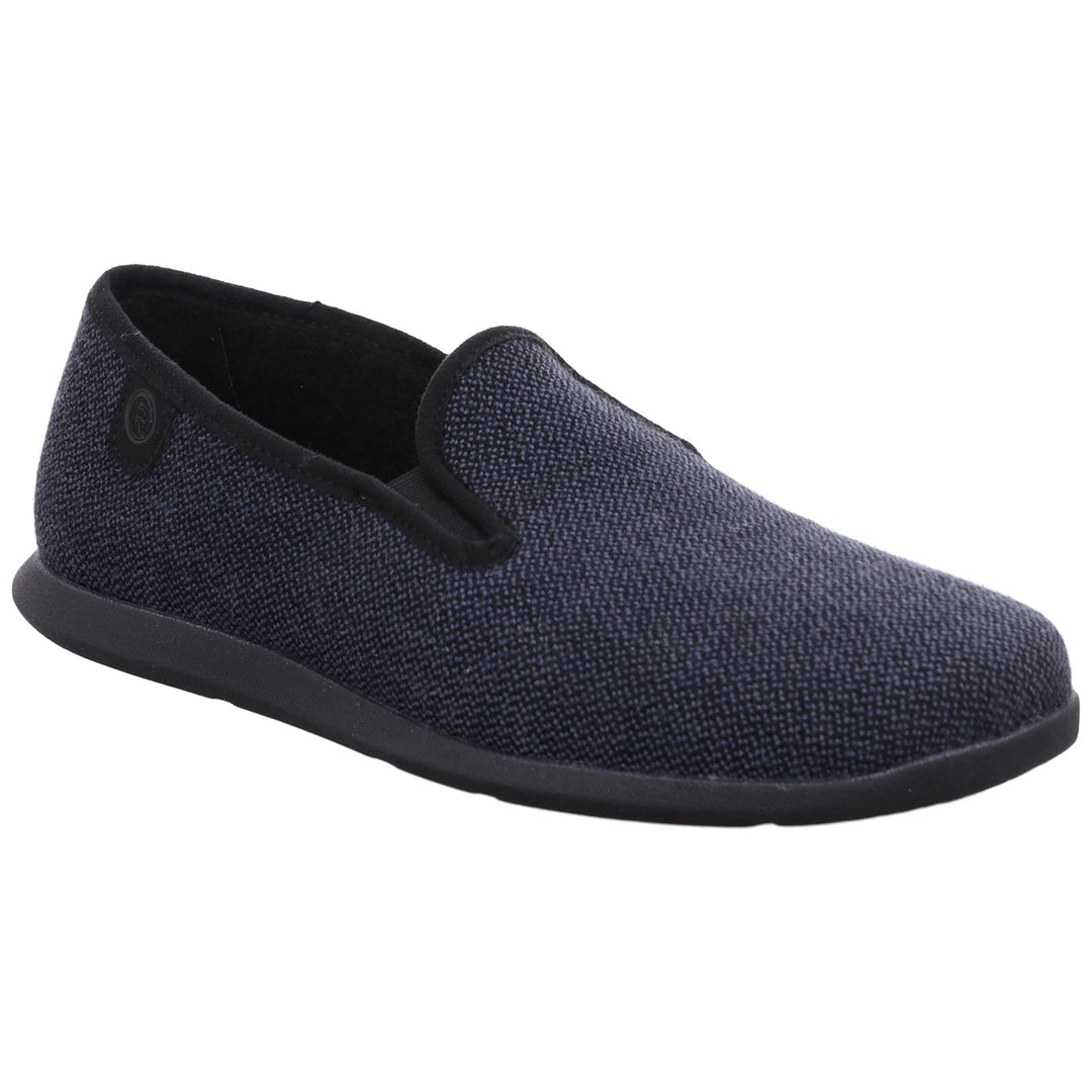 Rohde Herren Hausschuh Geschlossen Slipper Fermo 6985 42 EU Blau, 42 EU Blau