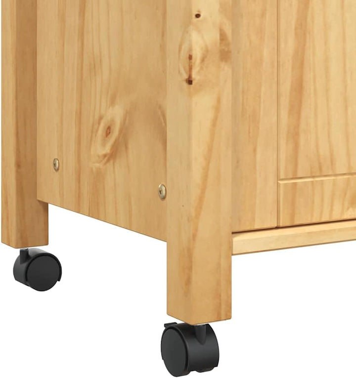 vidaXL Küchenwagen, Servierwagen mit viel Stauraum, Beistellwagen für Küche Wohnzimmer Badezimmer, T