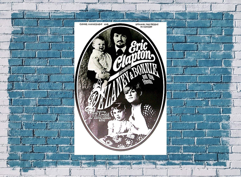 Eric Clapton - Accept No Substitute, Frankfurt 1969 » Konzertplakat/Premium Poster | Live Konzert Ve