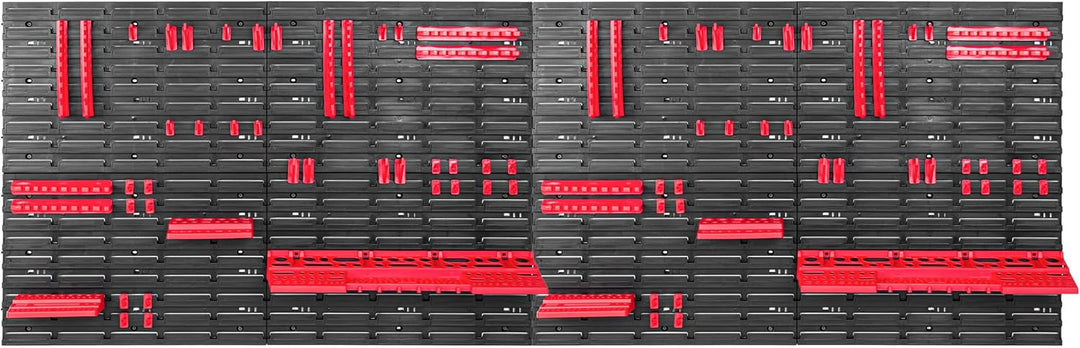 SimpleThing Lagersystem Werkstattregal | 230 x 78 cm | | Wandregal mit Werkzeughalterungen - Wandpla