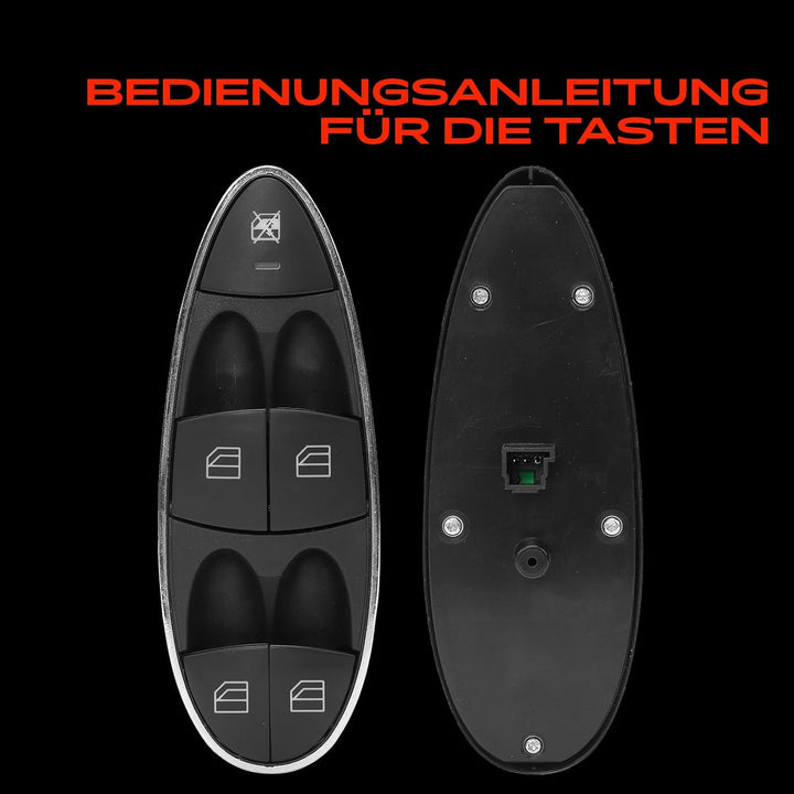 Fensterheber Schalter Schalteinheit Vorne Links Verchromter Rahmen Für E-Klasse W211 S211 2002-2009
