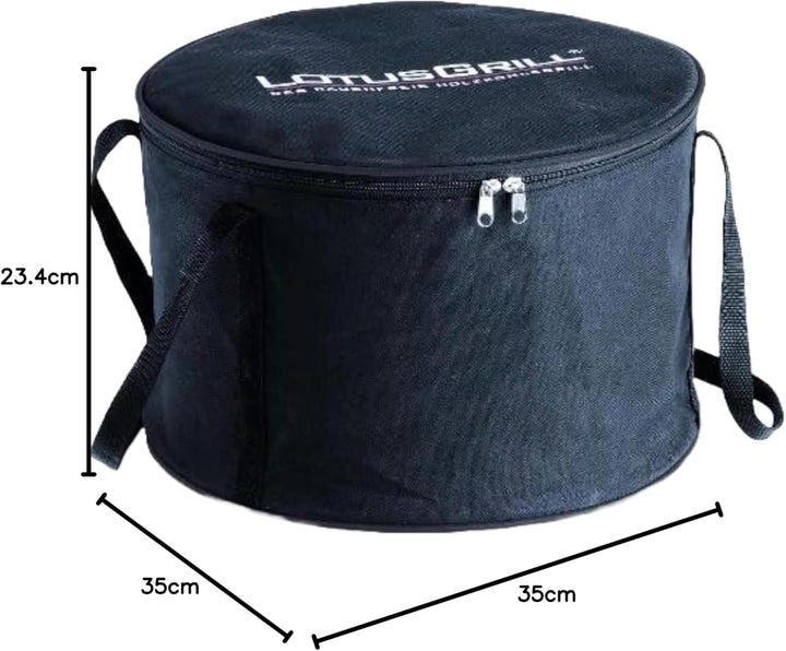 LotusGrill Classic Holzkohlengrill Serie 340, Mandarinenorange, 35 x 26 x 23,4, Orange