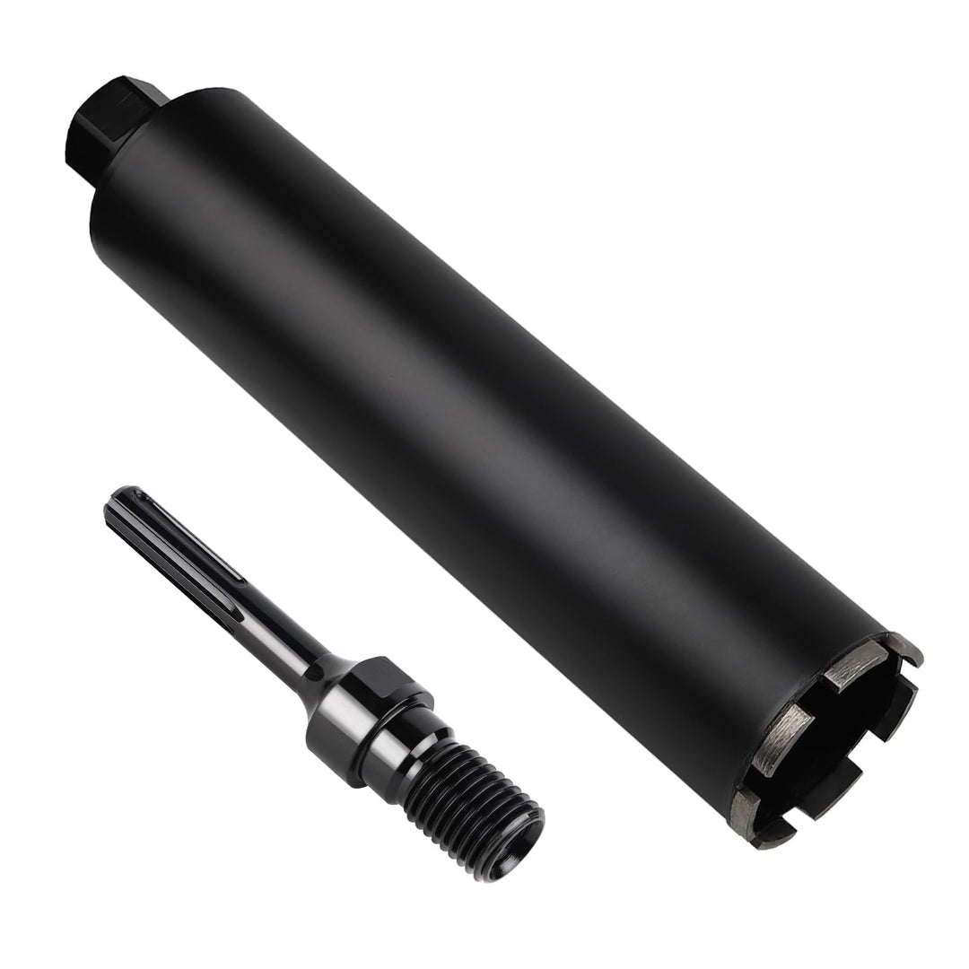 CPROSP 1¼" UNC Diamantbohrkrone ø152MM, L 420mm, Kernbohrkrone mit SDS MAX Adapter, Bohrkrone für Na