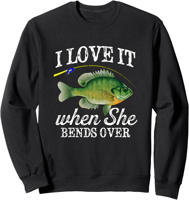 Lustige Brassen Angeln Pan Fisch Sonnenfisch Süsswasser Sweatshirt