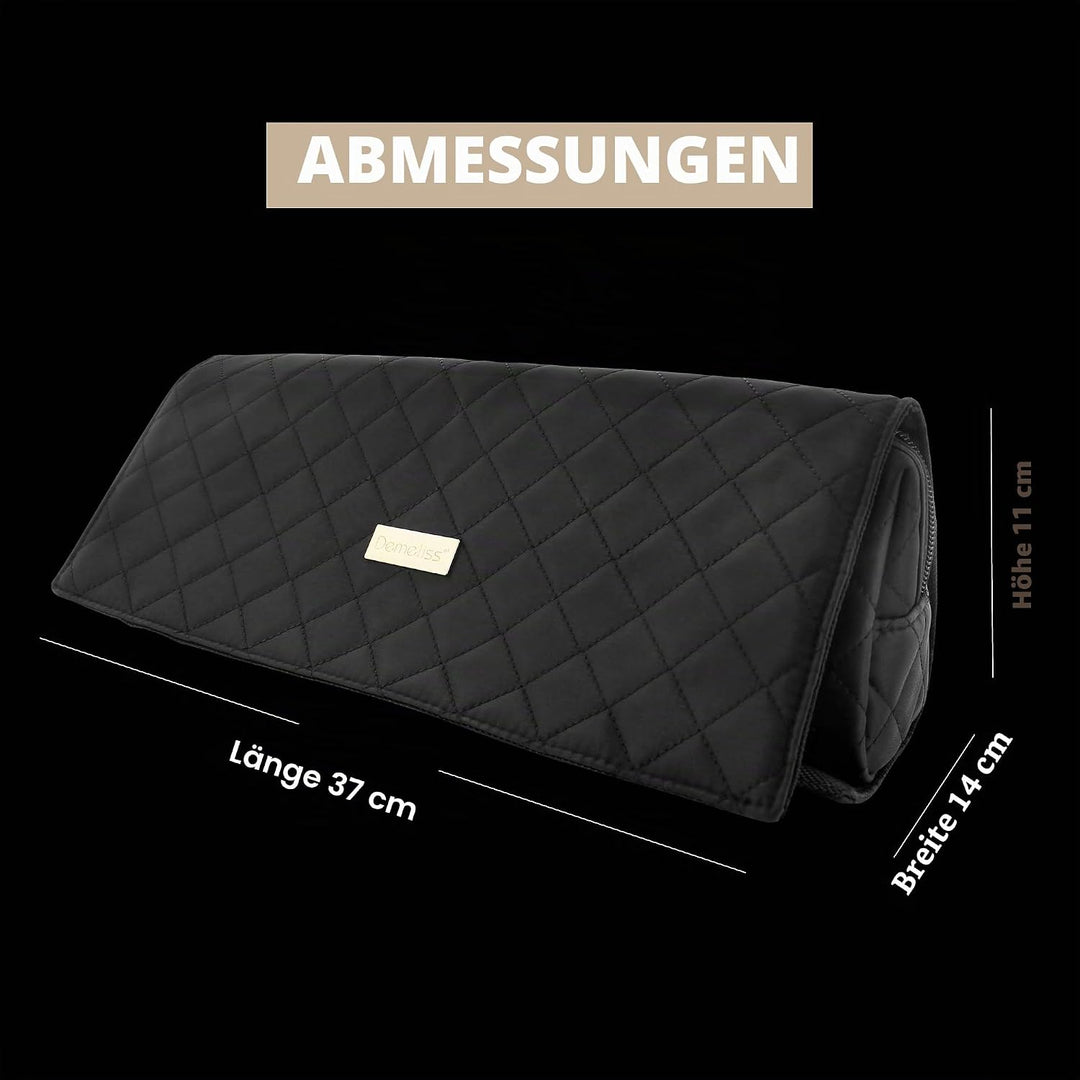 Demeliss Matte &amp; Etui für Glätteisen – Hitzebeständig 2-in-1 – Kompatibel mit Demeliss TITANIUM, ONE