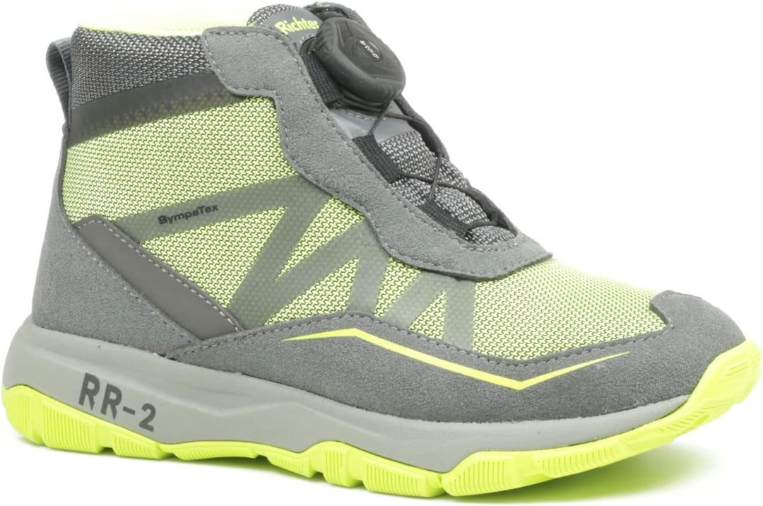 Richter Jungen Rr-2 Trekking Strassen-Laufschuh 33 EU 6302ash Neon Lime, 33 EU 6302ash Neon Lime