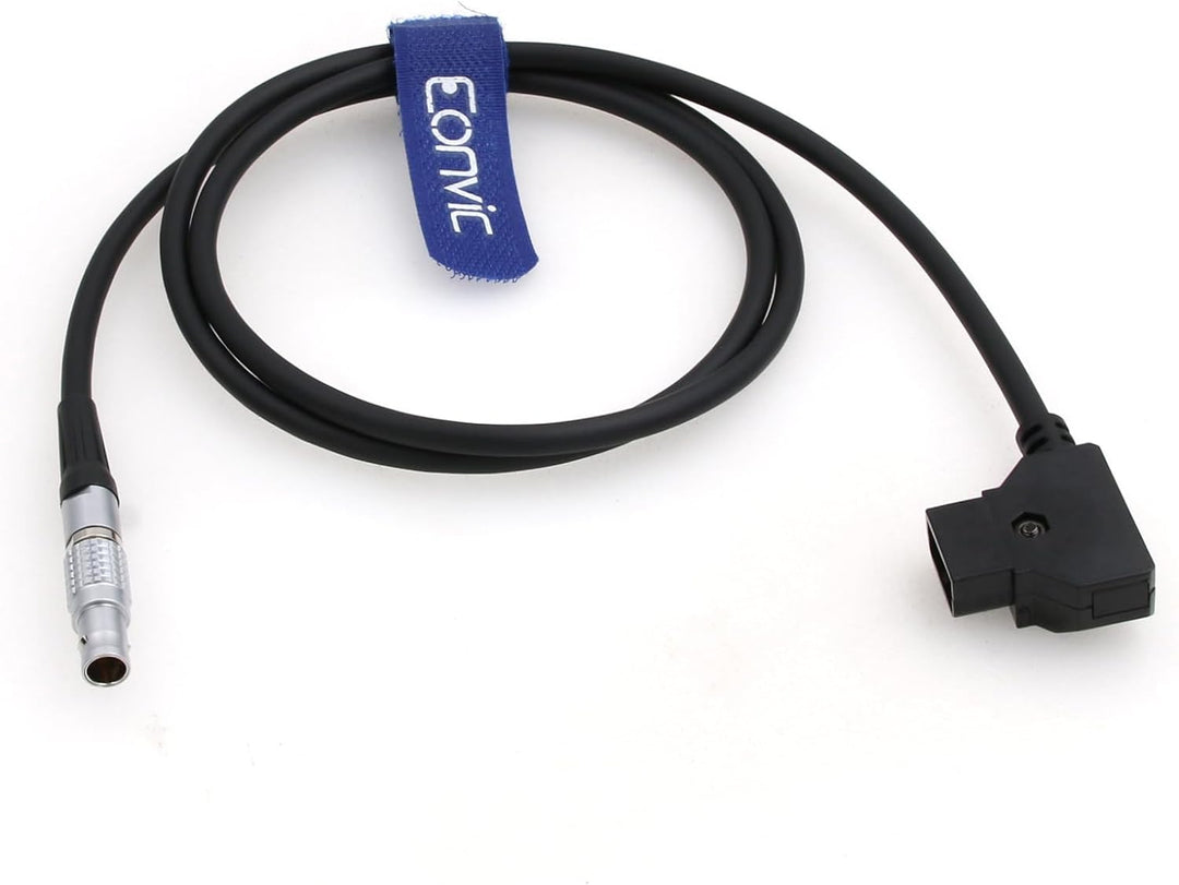 EONVIC D-TAP to 2Pin Terradek ARRI RED Paralinx Preston Power Cable (2Pin Cable 1M), 2Pin Cable 1M