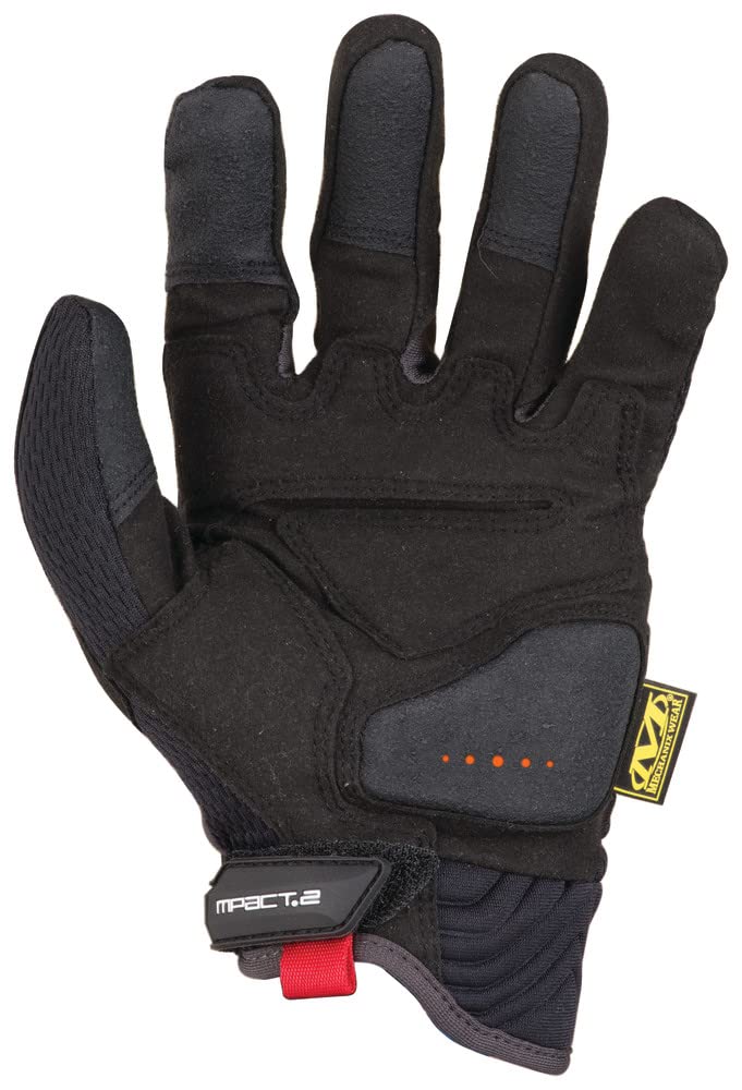 Mechanix Wear M-Pact® 2 Handschuhe (Large, Schwarz) Schwarz L, Schwarz L
