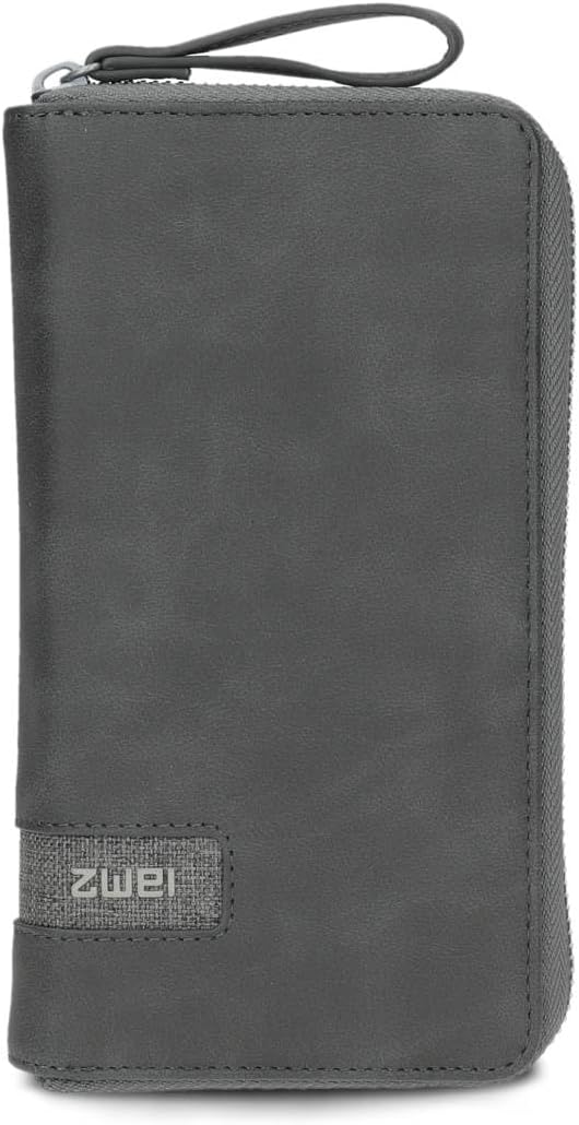 Zwei grosse Damen Geldbörse O.Wallet OW2 Portemonnaie mit Fach für EInkaufswagenmünze, Geldbeutel mi