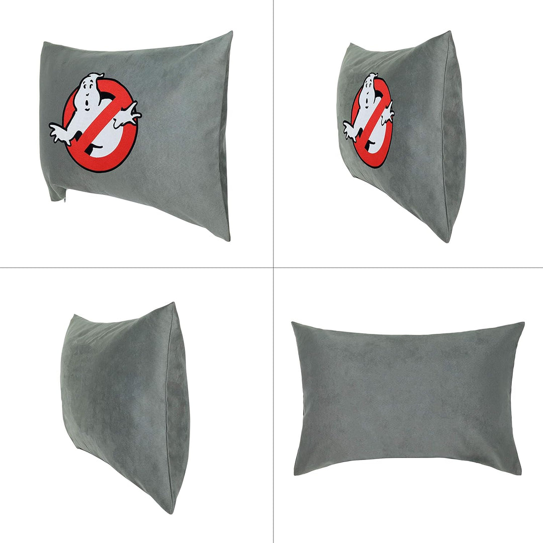 EXPRESS-STICKEREI Ghostbuster Kissen mit Füllung | Geisterjäger Dekokissen gefüllt Zierkissen Couch-