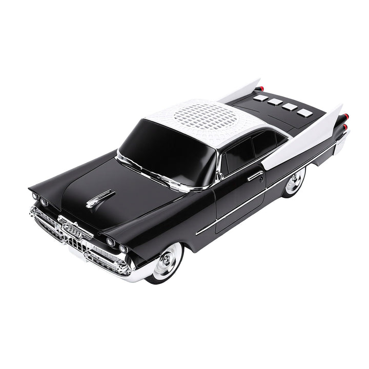 Tangxi Retro Oldtimer Bluetooth Lautsprecher, Tragbarer Kabelloser Automodell Lautsprecher mit LED L
