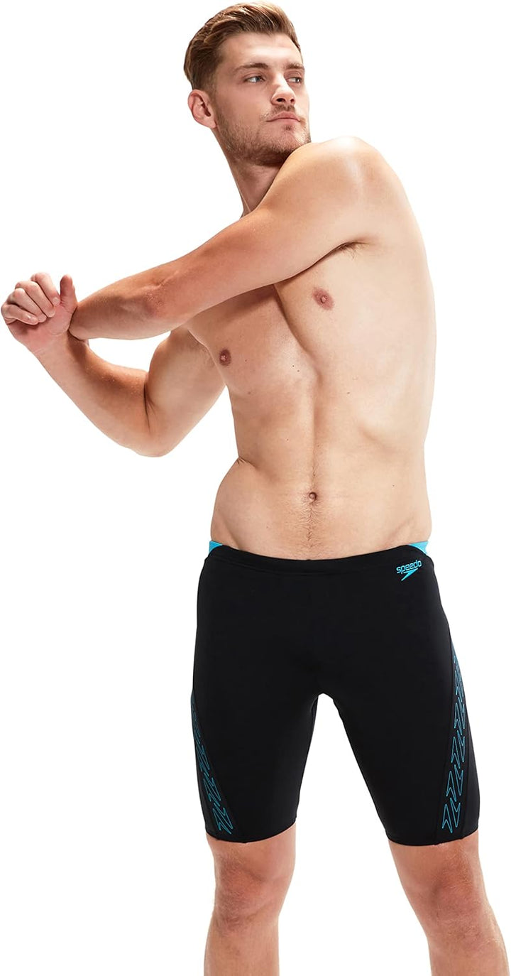 Speedo Herren Hyper Boom Schwarz/Bolt 38, Schwarz/Bolt 38