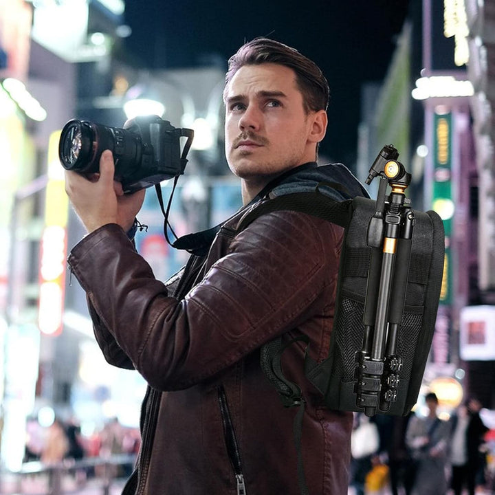 Wasserdichter Kamerarucksack | DSLR-Kamerarucksack - Fototasche Regenschutz Rucksack mit grosser Kap