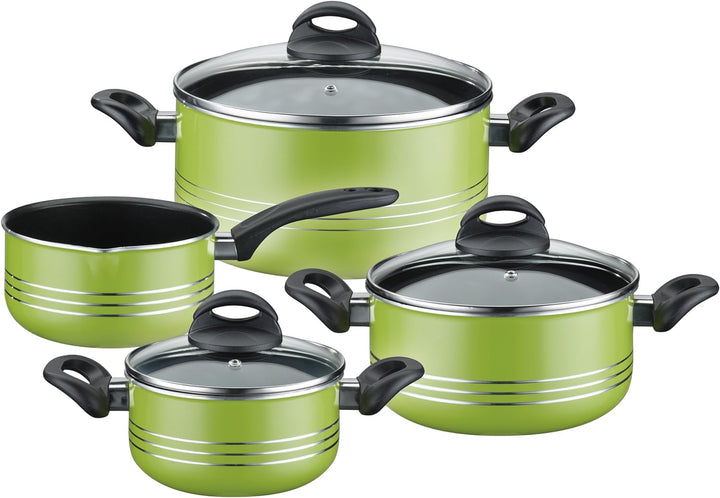 GSW 158053 MILANO COLOR Topf-Set grün 4-teilig, Gross, Grün
