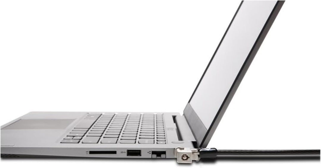 Kensington Slim NanoSaver 2.0 Laptopschloss mit Schlüssel, Abschliessbares Diebstahlsicheres Karbons