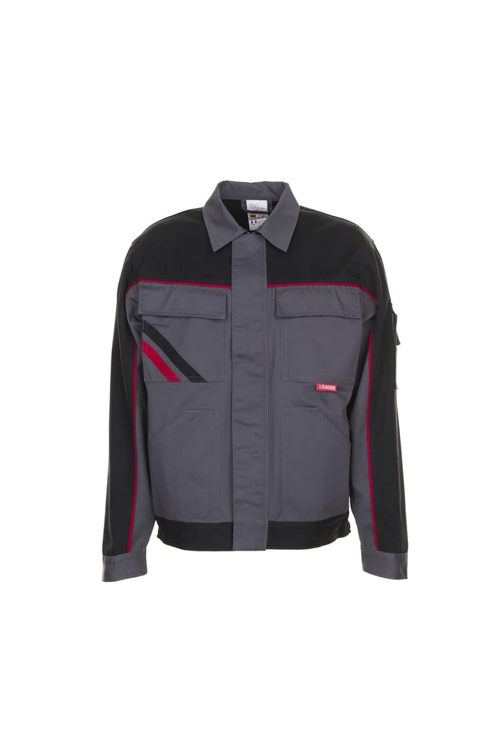 PLANAM Bundjacke HIGHLINE, Farbe schiefer/schwarz/rot, Grösse 56 Schiefer/Schwarz/Rot 56, Schiefer/S