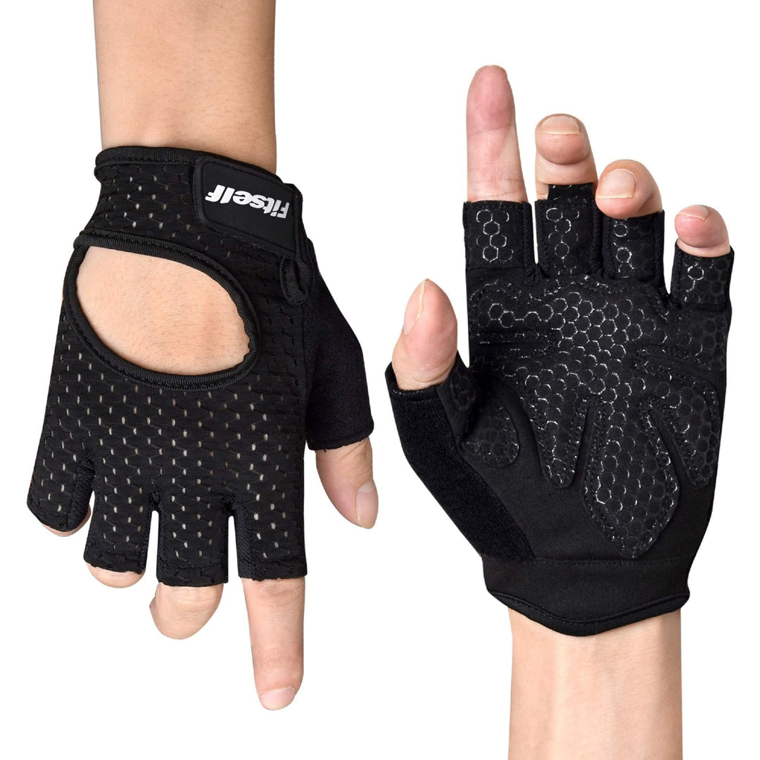 Fitness Handschuhe Damen Herren Atmungsaktive Gewichtheben Trainingshandschuhe für Sport Gym Krafttr